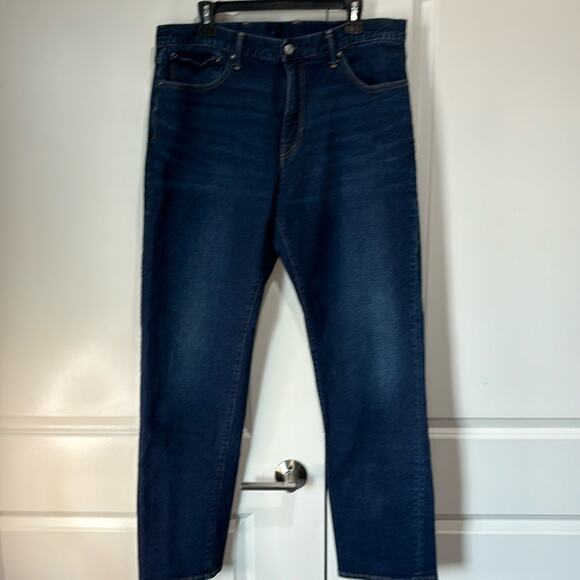 Gap Straight Gapflex Dark Denim Jeans Men’s Size 36x34 - Picture 1 of 14